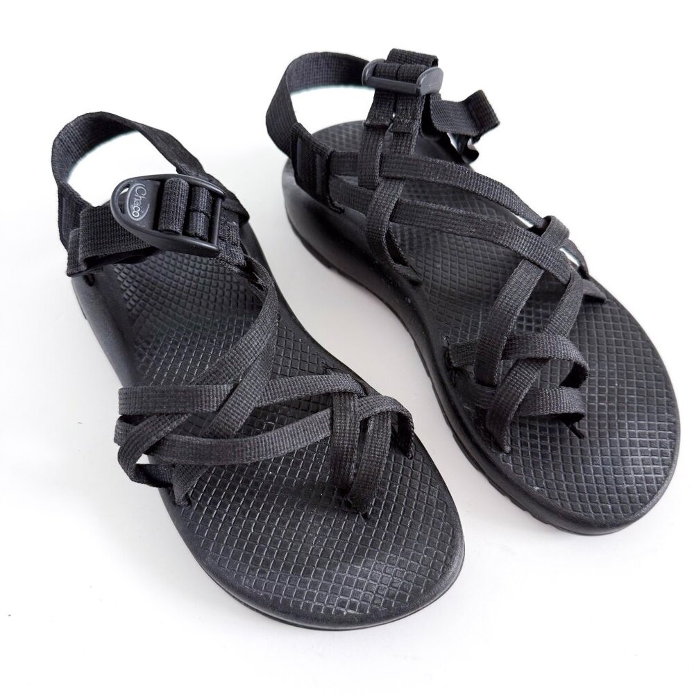 Chaco Women's ZX/2 Dual Adjustable Strap Classic Sandals Black 7 Water Shoes